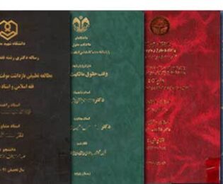 رساله‌ها و پایان‌نامه‌هایی که درباره مرحوم شاه‌آبادی نگاشته شده